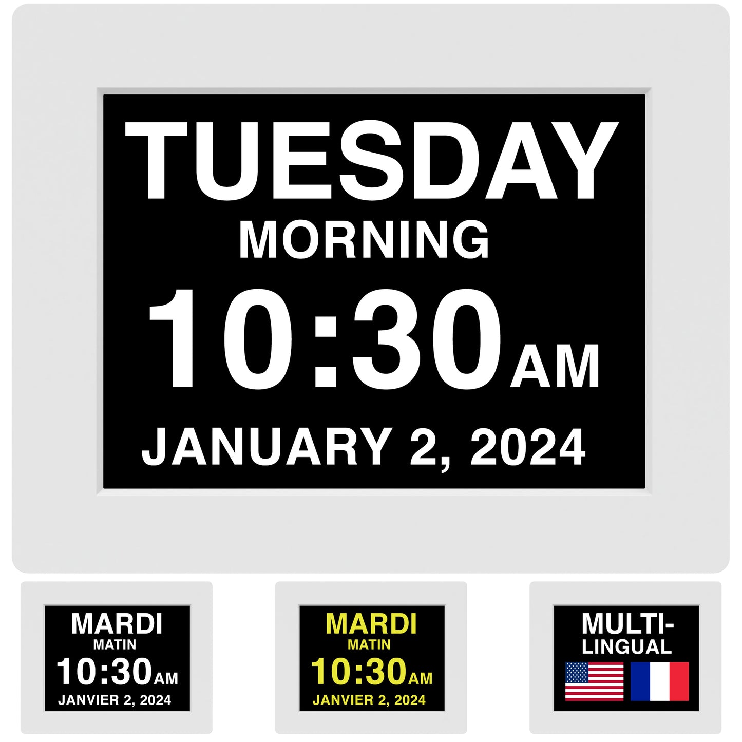 Horloge-Calendrier, avec gestion des rappels