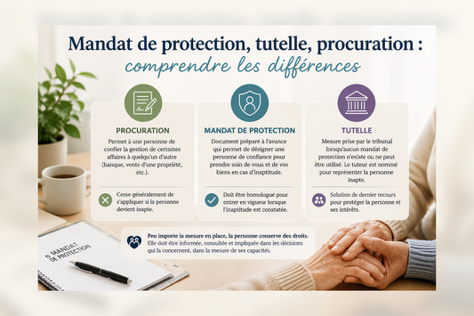 Mandat de protection, tutelle, procuration : comprendre les différences