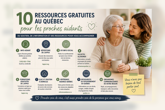 10 ressources gratuites au Québec pour les proches aidants